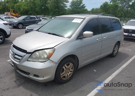 2005 Honda Odyssey Ex-L from USA, damaged, VIN 5FNRL38785B056567
